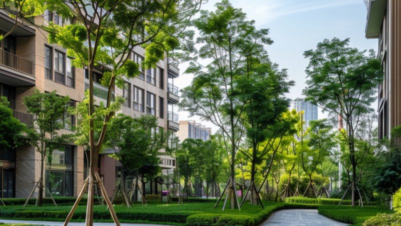 道路绿化设计规范：植物选择与成活率保障策略